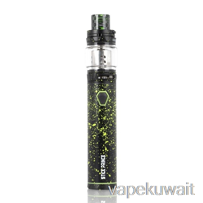 مجموعة سموك ستيك برينس - طراز Tfv12 برينس أسود مع نظام رذاذ أخضر